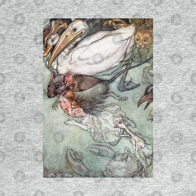 Alice In Wonderland - Arthur Rackham - 1 by Illustration Station